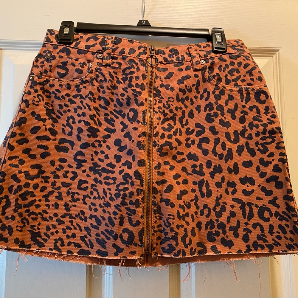 Free People We The Free Animal Print Skirt
